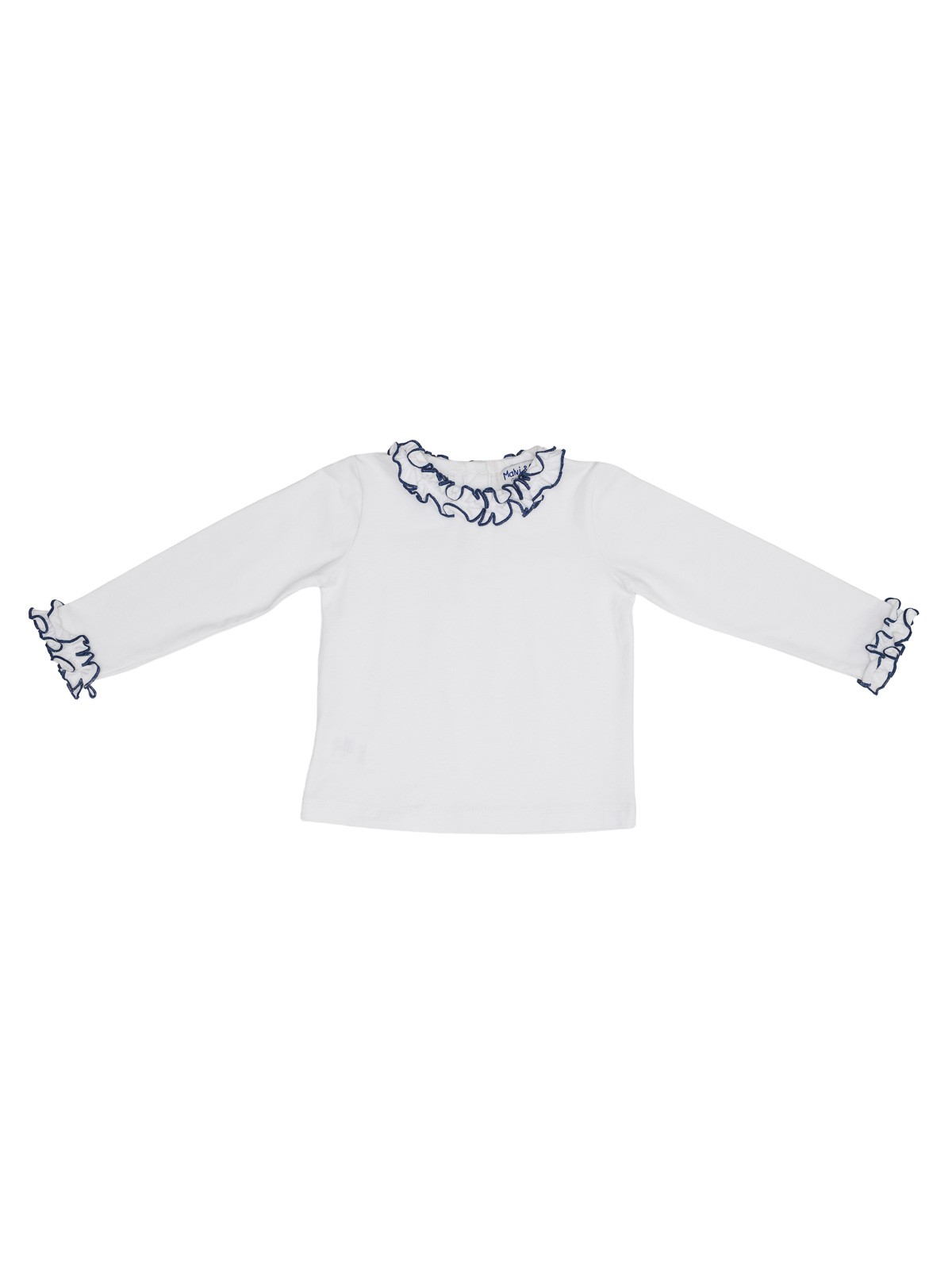 T-shirt in jersey con frill