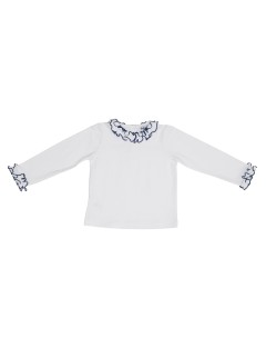 jersey T-shirt with frill