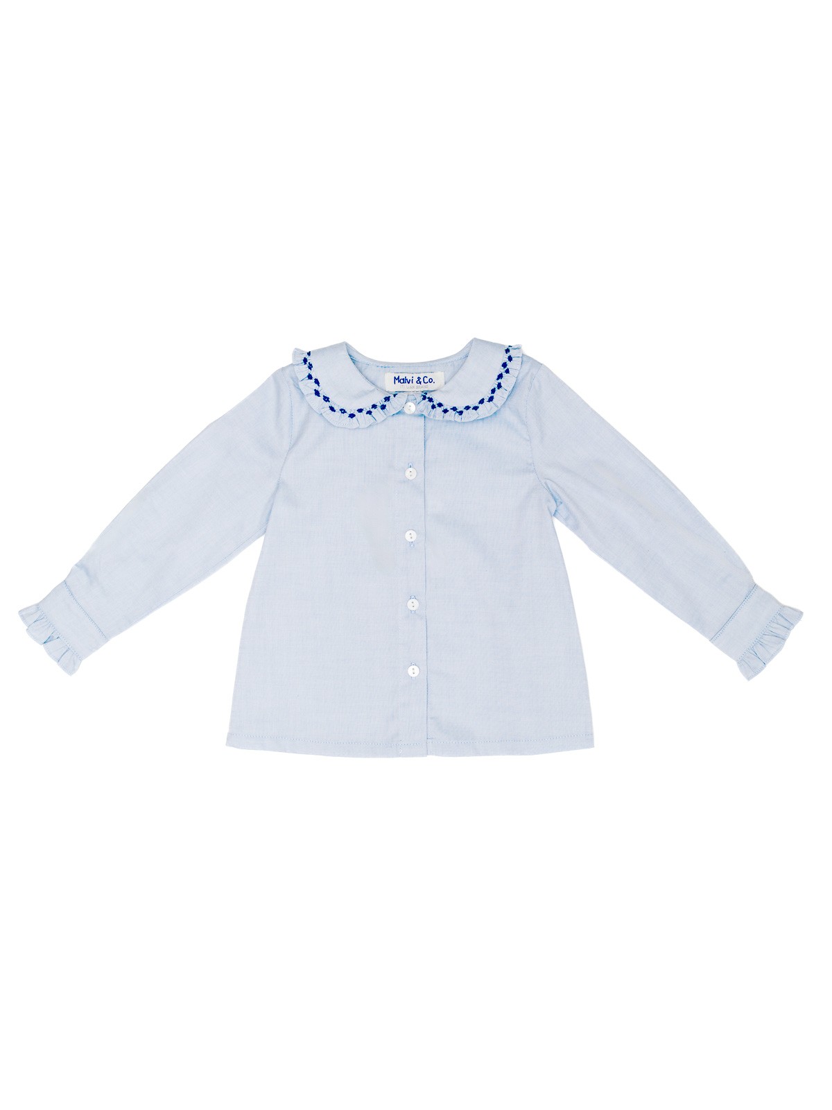 oxford shirt with smock