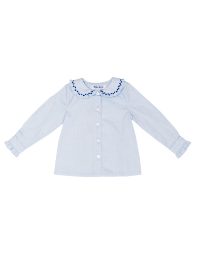 oxford shirt with smock