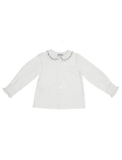camicia in oxford con smock