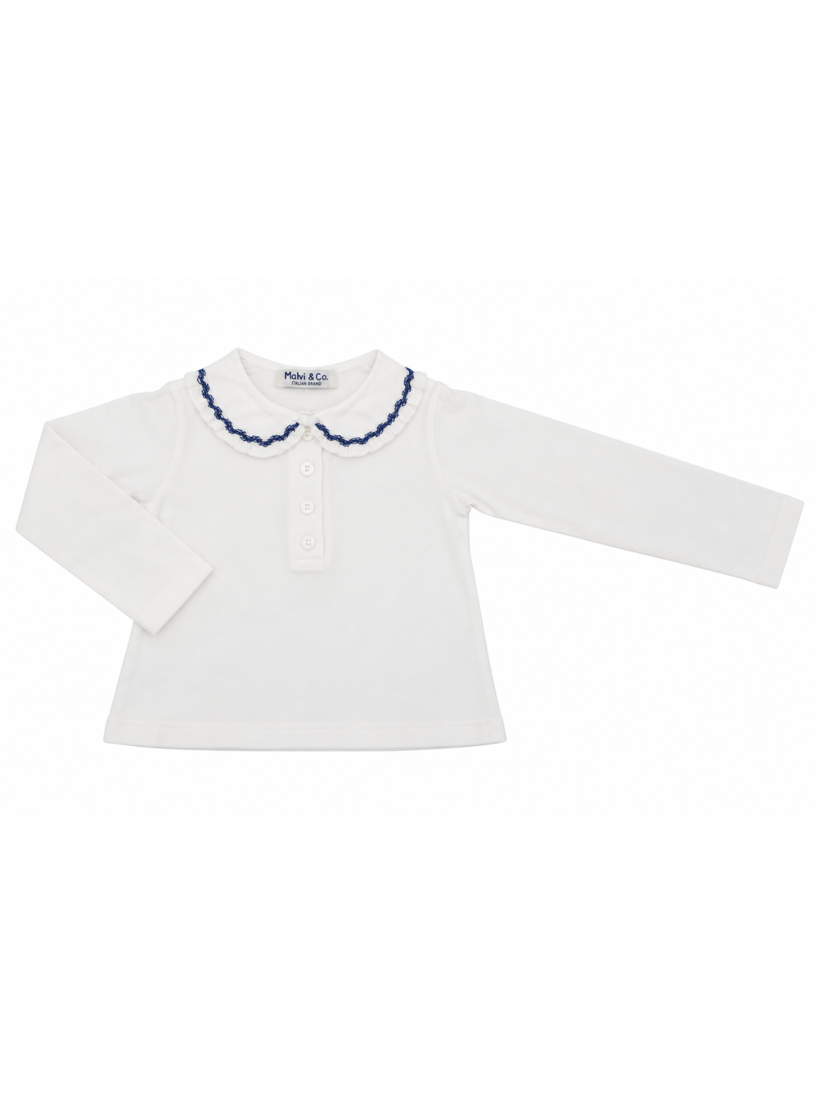 jersey polo with smock