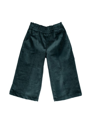 pantaloni palazzo in velluto 1000 righe