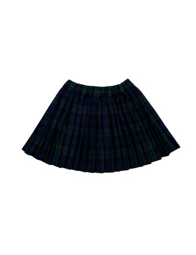 tartan pleated skirt