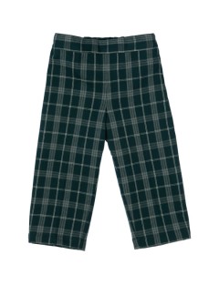 pantaloni in tartan moda alla caviglia