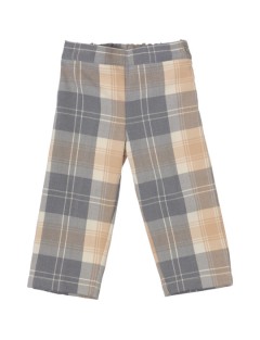 pantaloni in tartan moda alla caviglia