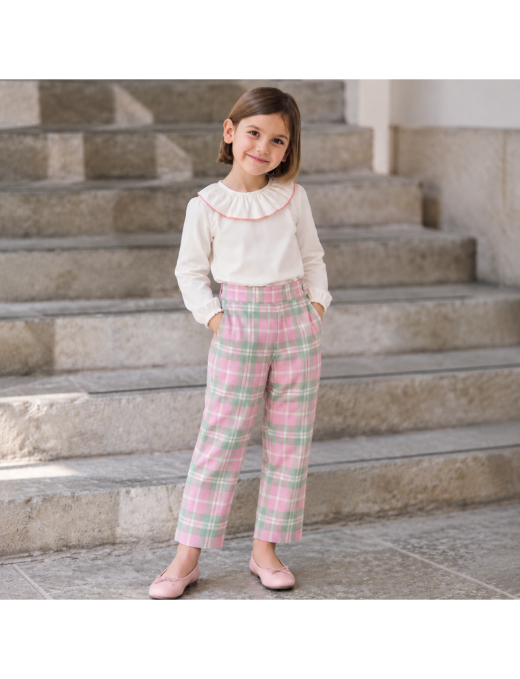 pantaloni fit asciutto in tartan moda 
