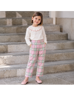 pantaloni fit asciutto in tartan moda 