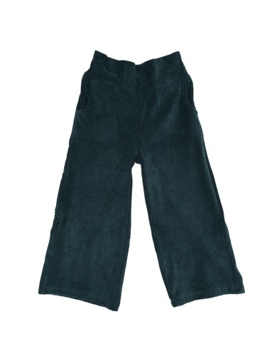 soft corduroy wide-leg trousers
