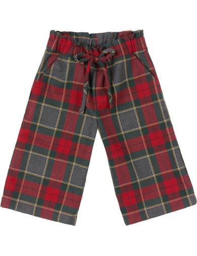 pantaloni in tartan 