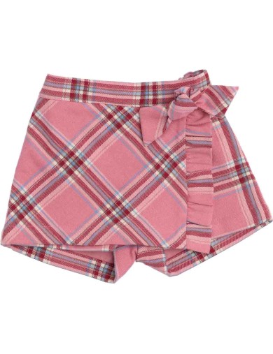 gonna-shorts in tartan moda