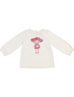jersey T-shirt with doll patch