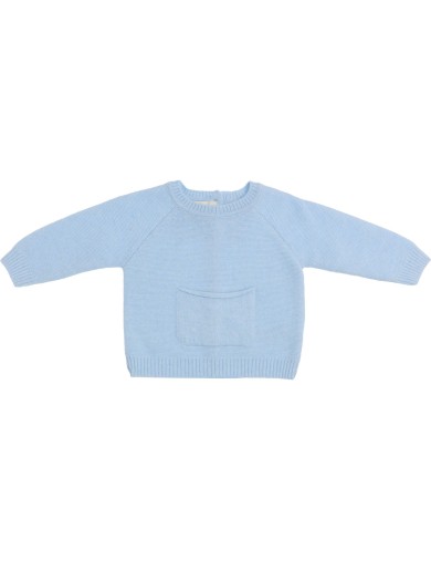 wool/cashmere pullover with pocket