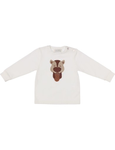 jersey t-shirt with squirrel patch