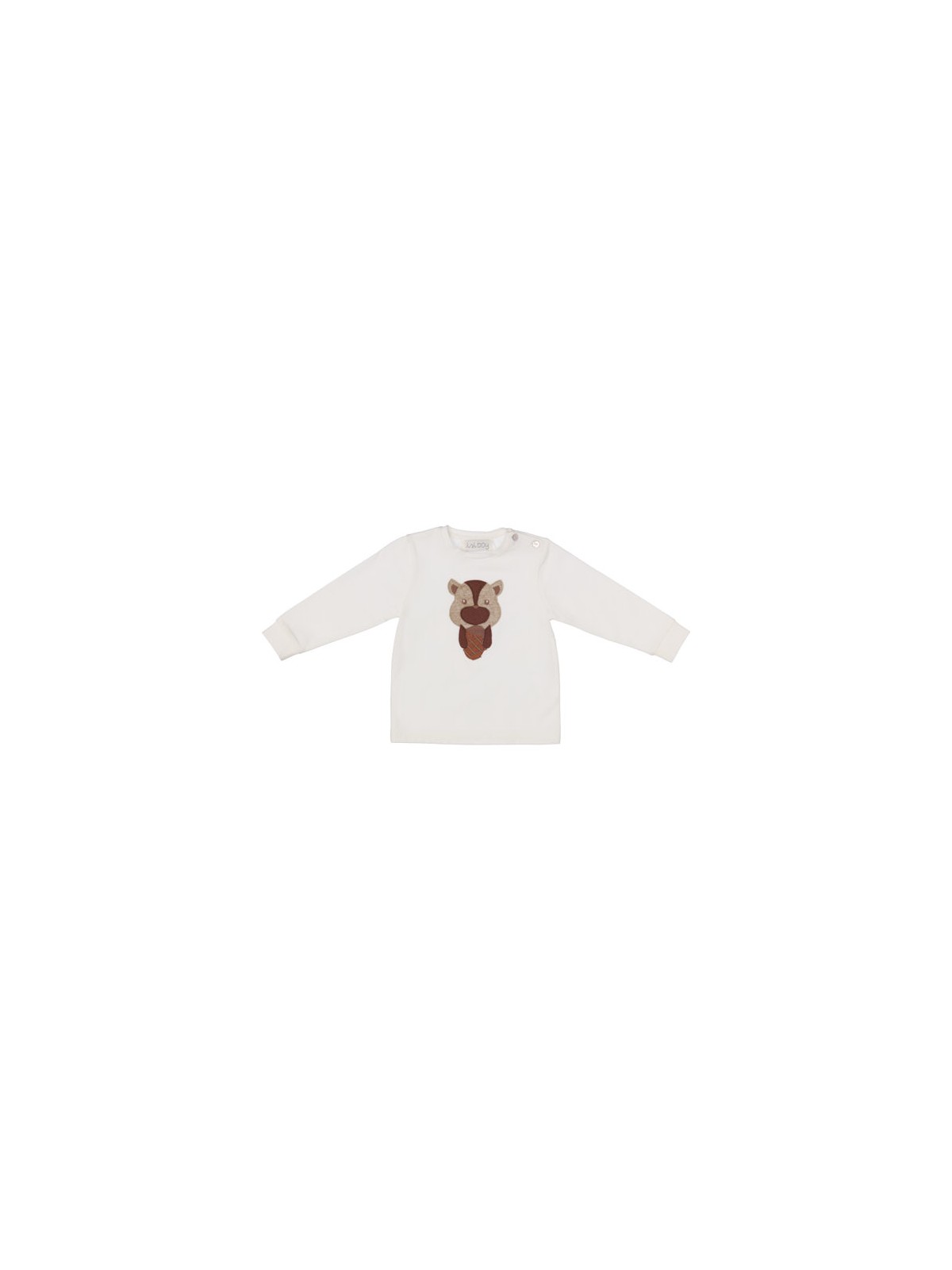 jersey t-shirt with squirrel patch
