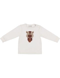 jersey t-shirt with squirrel patch