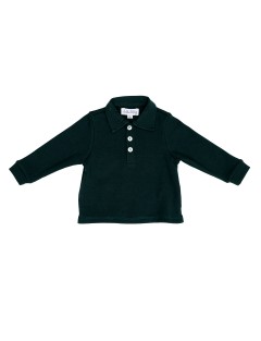 polo in interlock con rifiniture in tartan moda 