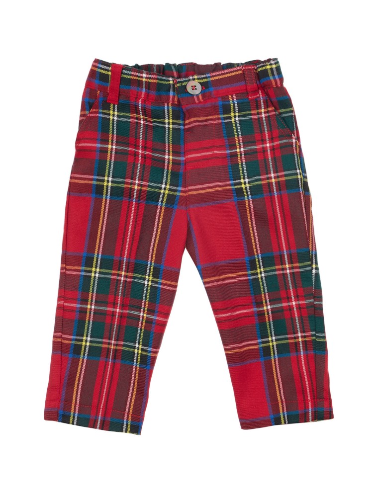 pantaloni in tartan