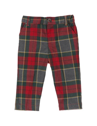 pantaloni in tartan