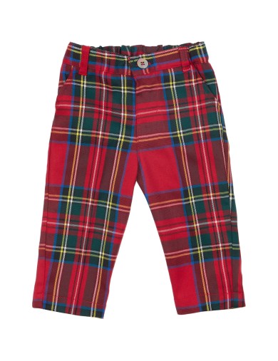 pantaloni in tartan