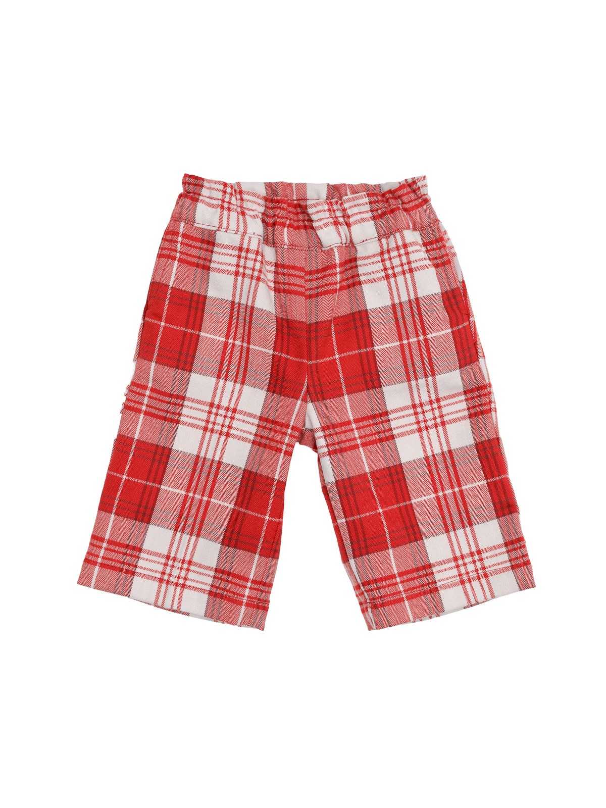 pantaloni 3/4 in tartan