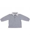 polo in jersey con colletto in cotone 