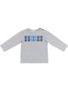 t-shirt in jersey con patch