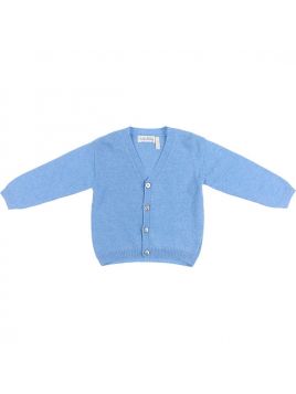 wool/cashmere cardigan with jacquard