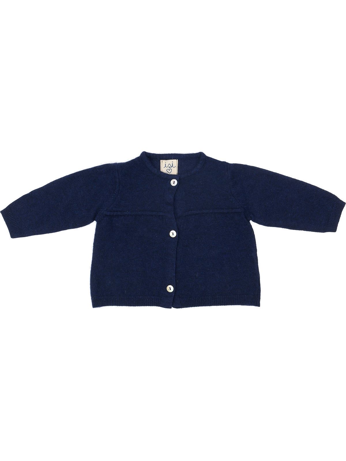 wool/cashmere cardigan with shirring