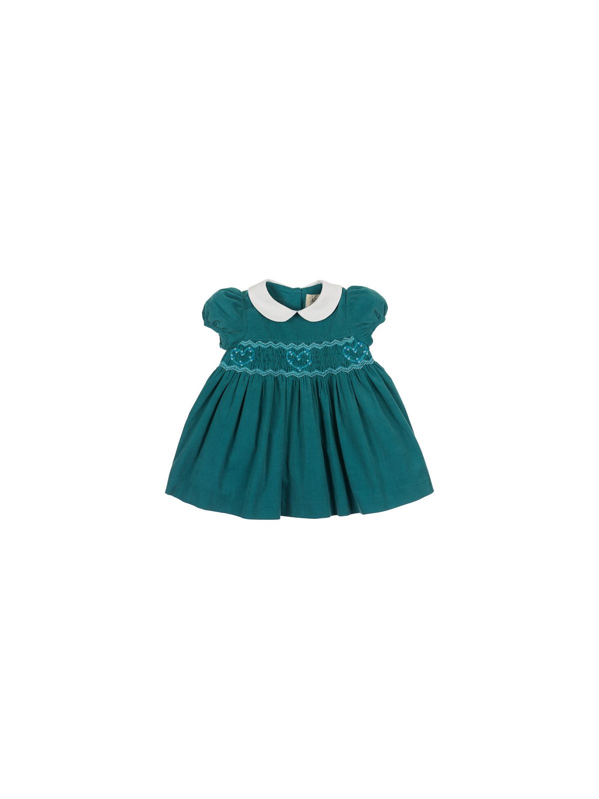 corduroy 3000 lines dress with smock
