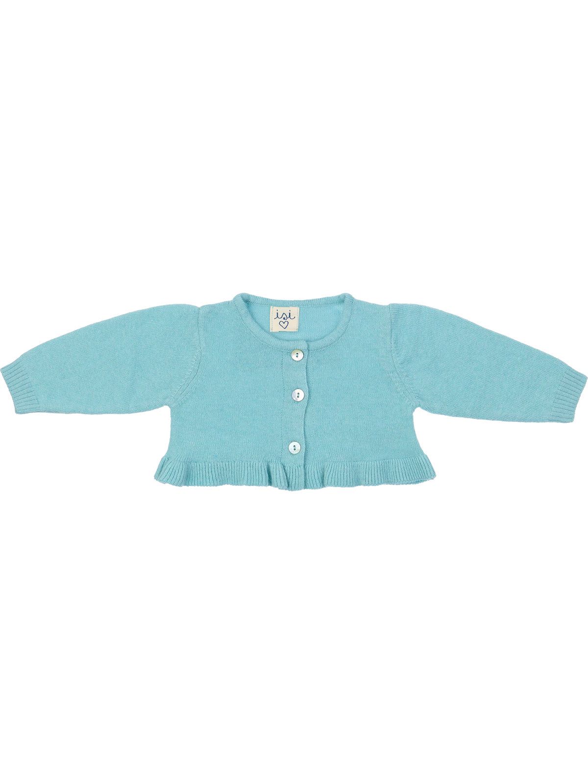 wool/cashmere jacket with rouche