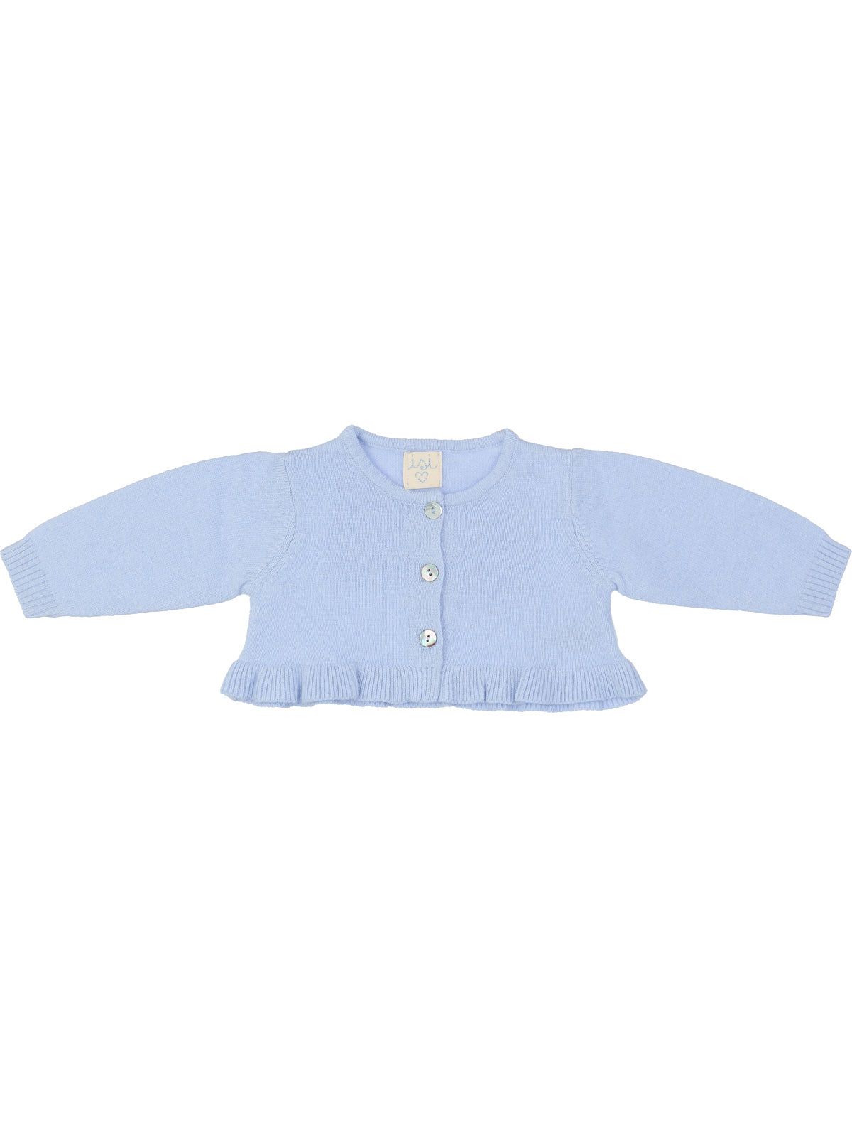 wool/cashmere jacket with rouche