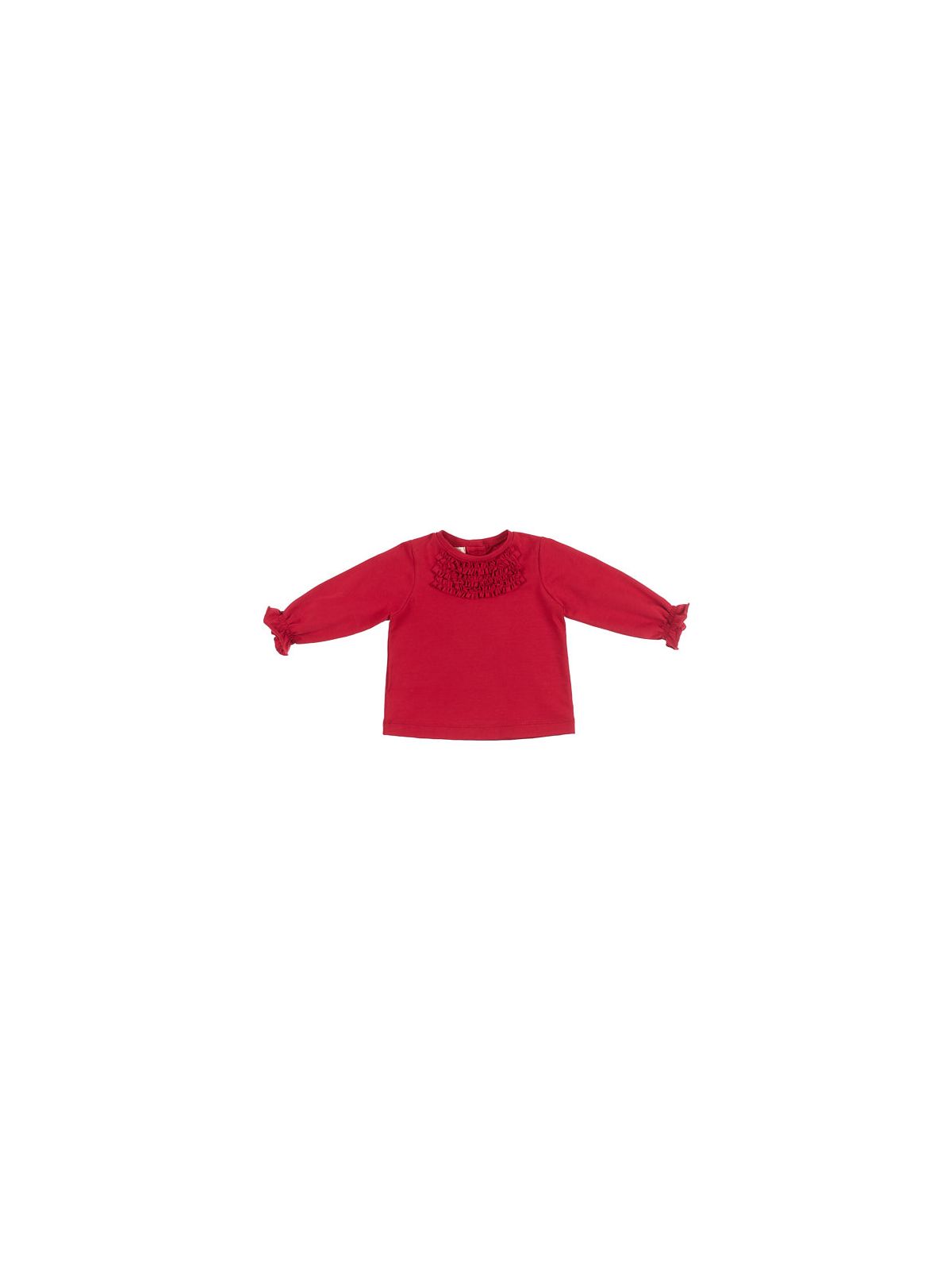 t-shirt in jersey con frill 