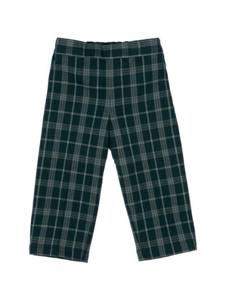 pantaloni in tartan moda alla caviglia