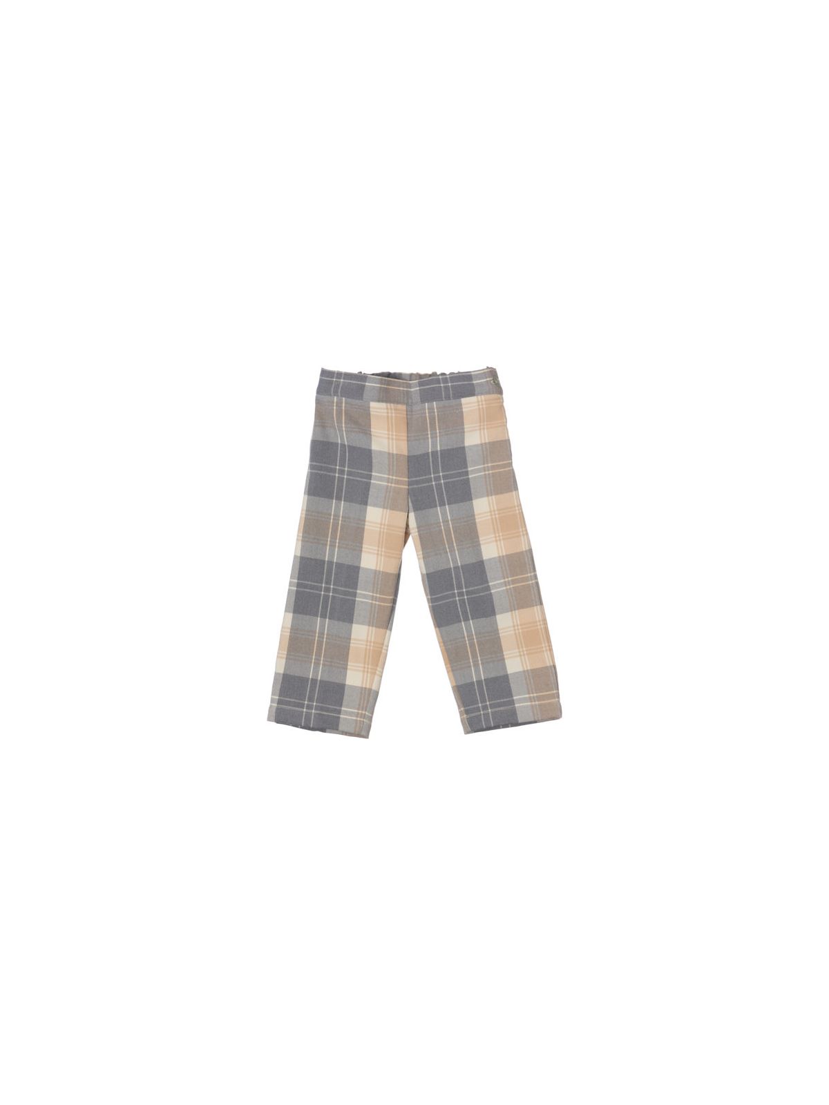 pantaloni in tartan moda alla caviglia