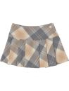 tartan skirt with pleats