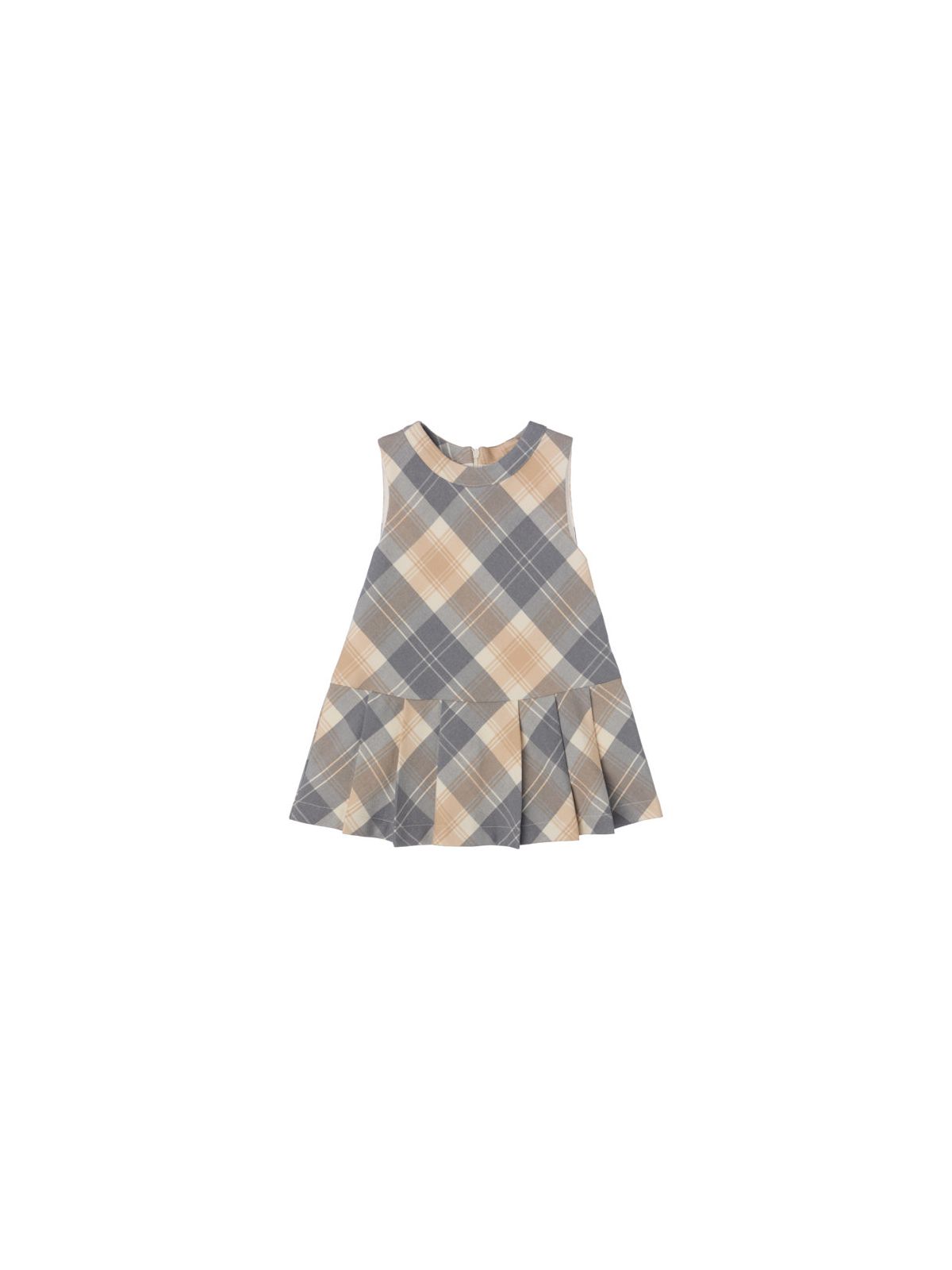 vestito scamiciato in tartan moda