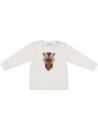 t-shirt in jersey con patch scoiattolo