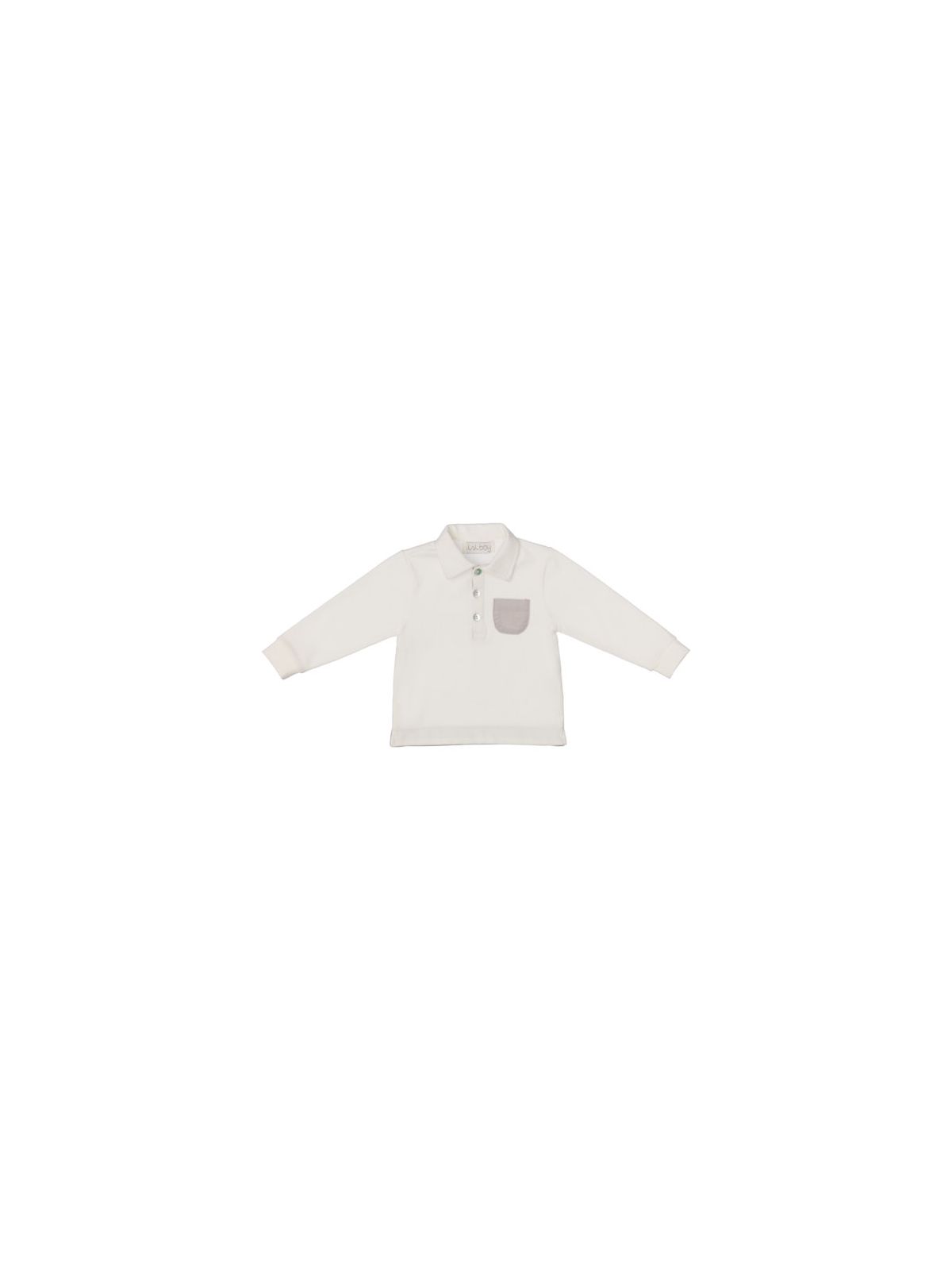 polo in interlock con rifiniture in velluto 3000 righe