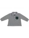 interlock polo with tartan finishings