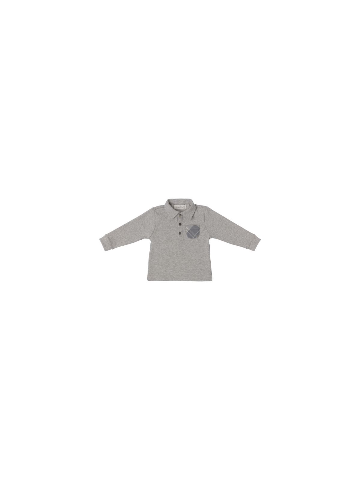 interlock polo with tartan finishings