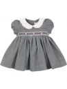 flannel dress with smock