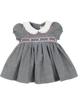 flannel dress with smock