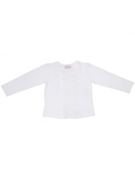 jersey t-shirt with frill 