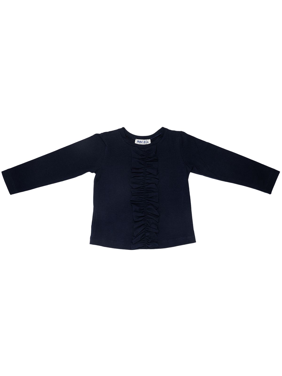 t-shirt in jersey con frill