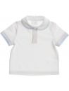 polo in jersey con rifiniture a quadretti 