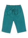 pantaloni in velluto 3000 righe con nodo