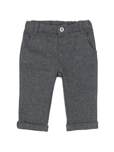 pantaloni in Punto Milano con risvolto