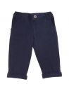 pantaloni in Punto Milano con risvolto