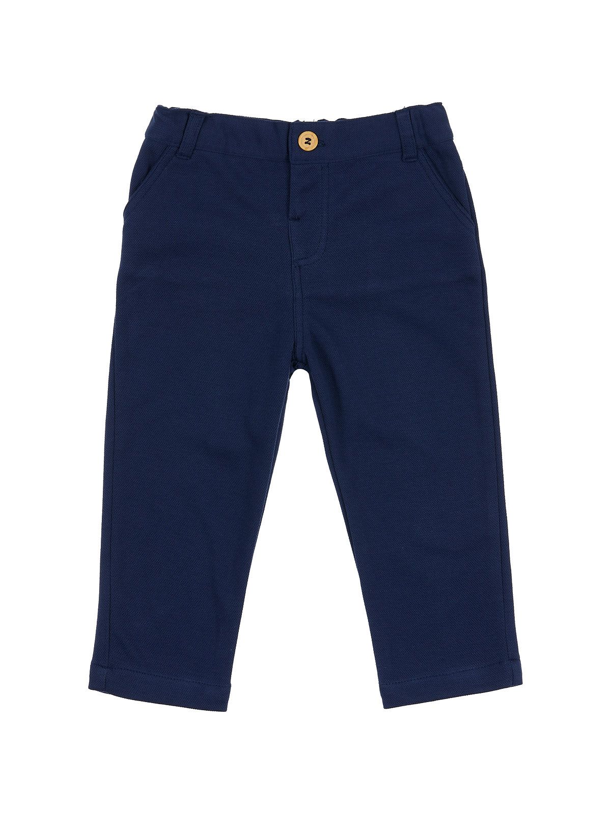 piquet fleece chino trousers
